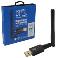 کارت شبکه بی سیم و بلوتوث آنتن دار Knet plus KP-WB602 600Mbps