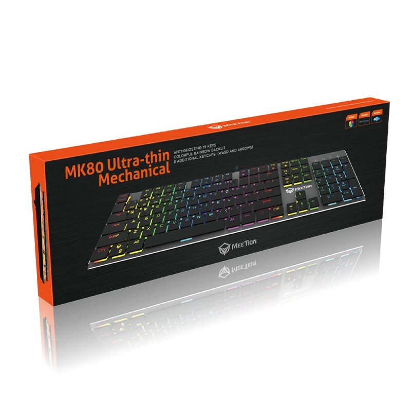 کیبورد گیمینگ میشن MK80