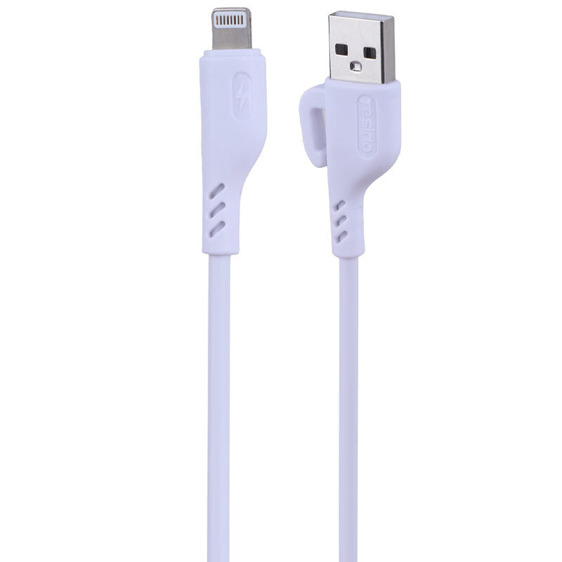 کابل لایتنینگ فست شارژ 2.4 آمپر یسیدو CA105 طول 1.2 متر