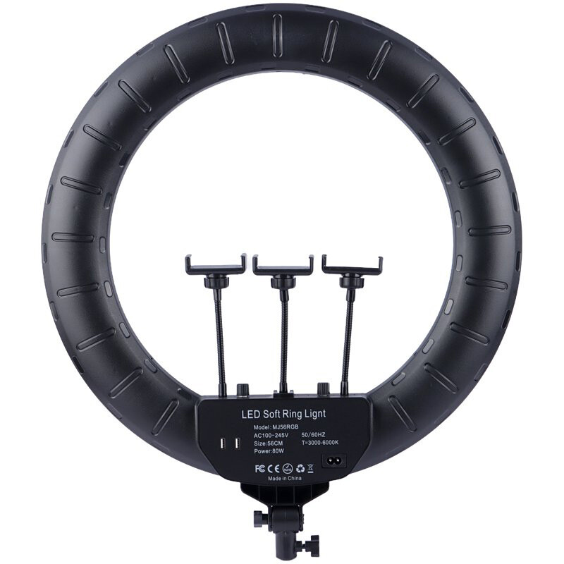 رینگ لایت 22 اینچ RGB LED MJ56