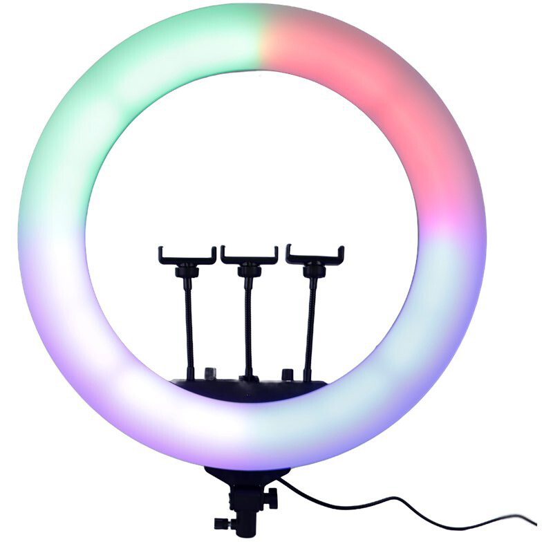رینگ لایت 22 اینچ RGB LED MJ56