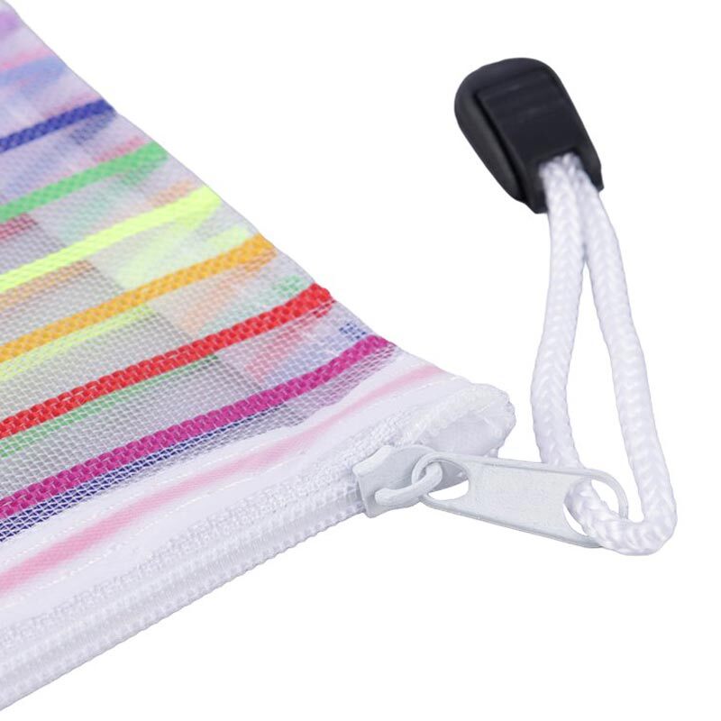 پوشه زیپ دار توری A4 بسته 12 عددی