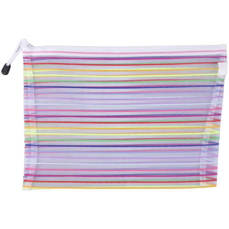 پوشه زیپ دار توری A4 بسته 12 عددی