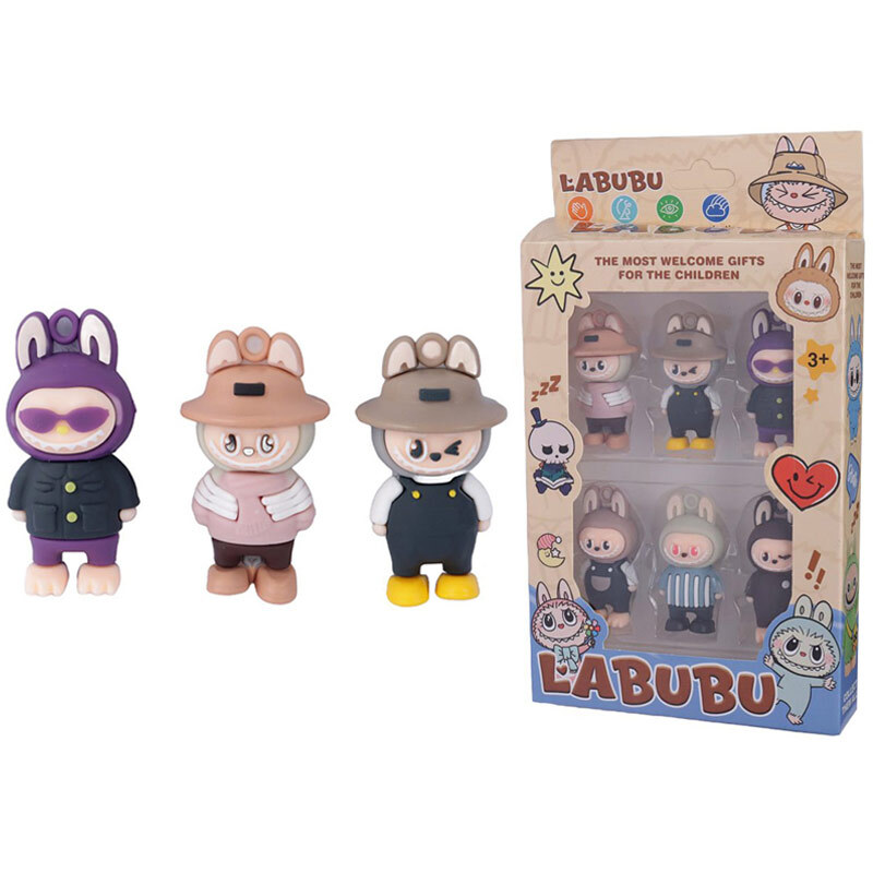 عروسک سیلیکونی لبوبو A777-230 کد 10 بسته 6 عددی