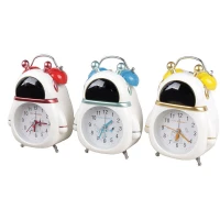 ساعت رومیزی زنگ دار طرح آدم فضایی کد B-558