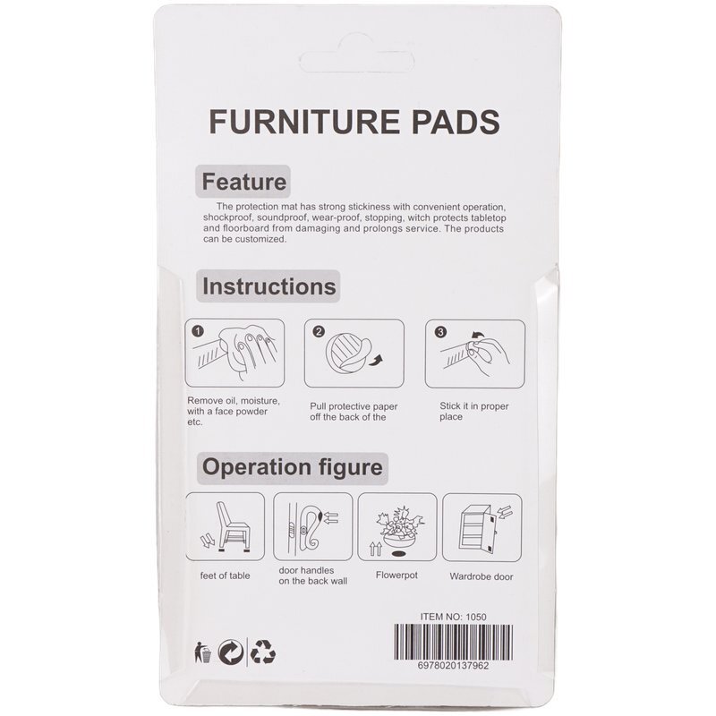 زیر مبلی موکتی دایره بزرگ نویان 1050 بسته 8 عددی