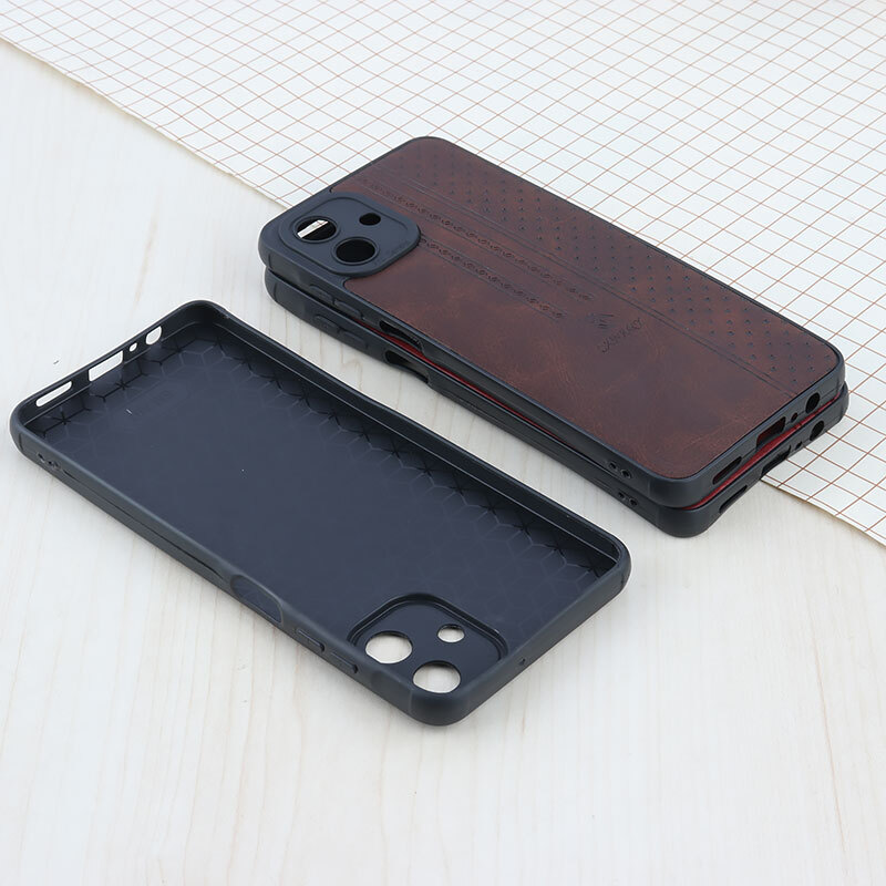 قاب چرمی Canary سامسونگ Galaxy A07 محافظ لنزدار