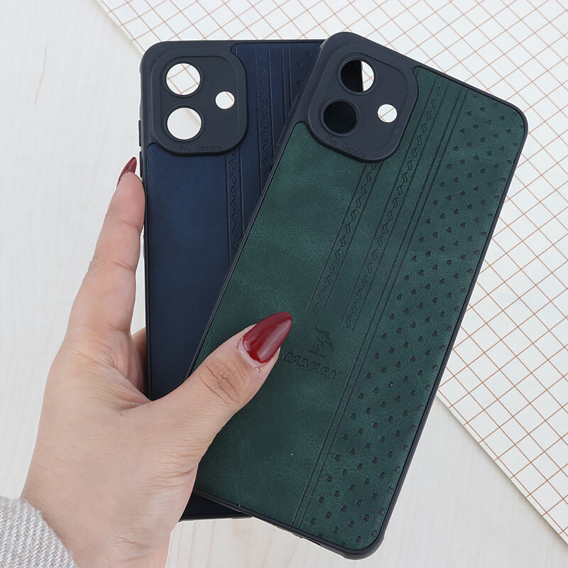 قاب چرمی Canary سامسونگ Galaxy A07 محافظ لنزدار