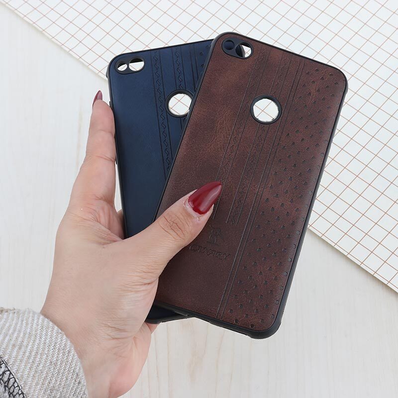 قاب چرمی Canary هواوی P8 Lite 2017 محافظ لنزدار