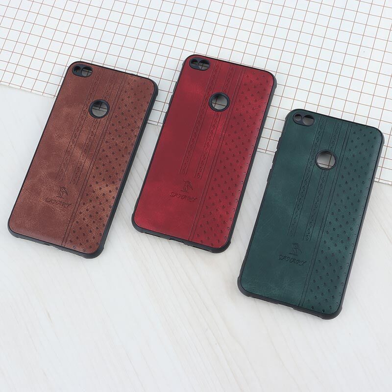 قاب چرمی Canary هواوی P8 Lite 2017 محافظ لنزدار