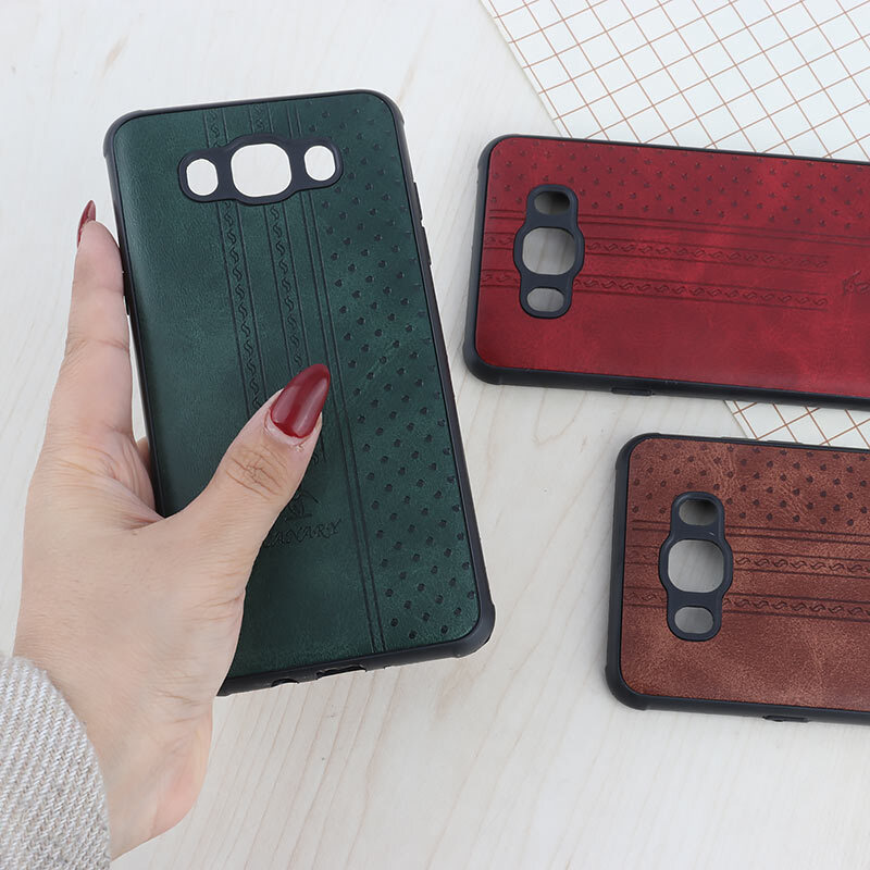 قاب چرمی Canary سامسونگ Galaxy J7 2016 محافظ لنزدار