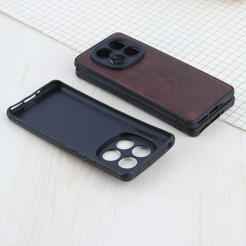 قاب چرمی Canary شیائومی Poco X7 / Redmi Note 14 Pro 5G محافظ لنزدار