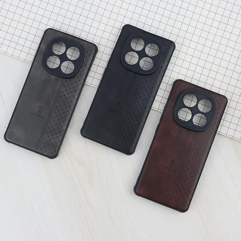 قاب چرمی Canary شیائومی Poco X7 / Redmi Note 14 Pro 5G محافظ لنزدار