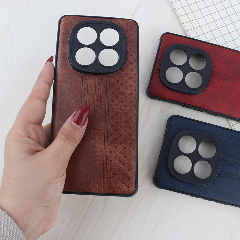 قاب چرمی Canary شیائومی Poco X7 / Redmi Note 14 Pro 5G محافظ لنزدار