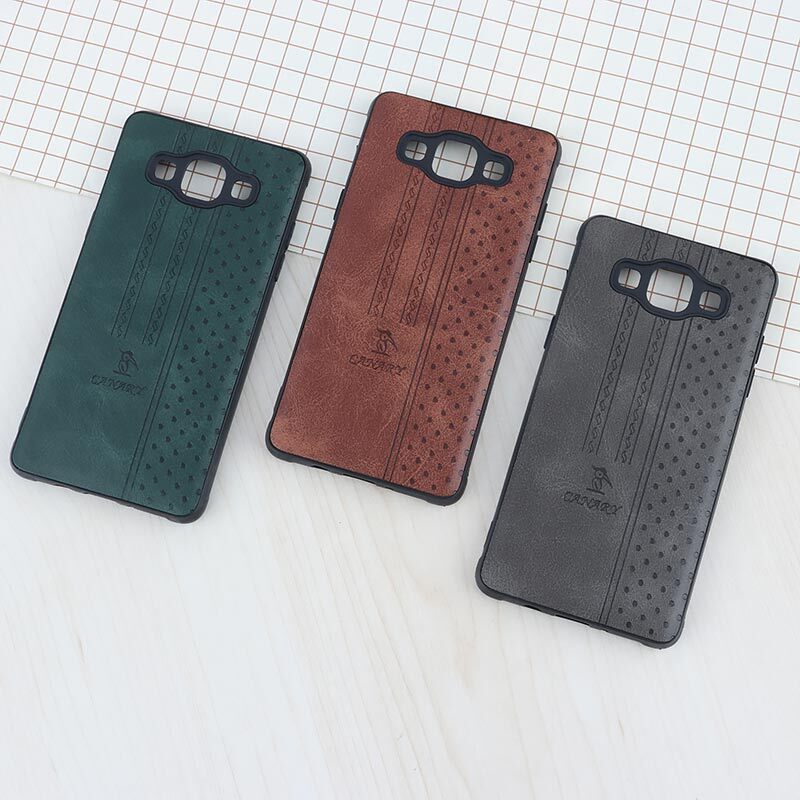 قاب چرمی Canary سامسونگ Galaxy A5 2015 محافظ لنزدار