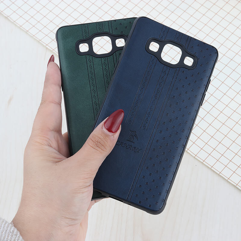 قاب چرمی Canary سامسونگ Galaxy A5 2015 محافظ لنزدار