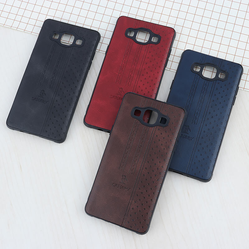 قاب چرمی Canary سامسونگ Galaxy A5 2015 محافظ لنزدار