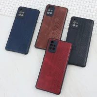 قاب چرمی Canary سامسونگ Galaxy A71 محافظ لنزدار