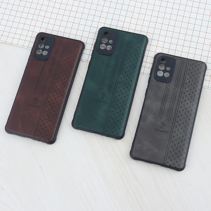 قاب چرمی Canary سامسونگ Galaxy A71 محافظ لنزدار