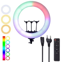 رینگ لایت 22 اینچ RGB LED MJ56