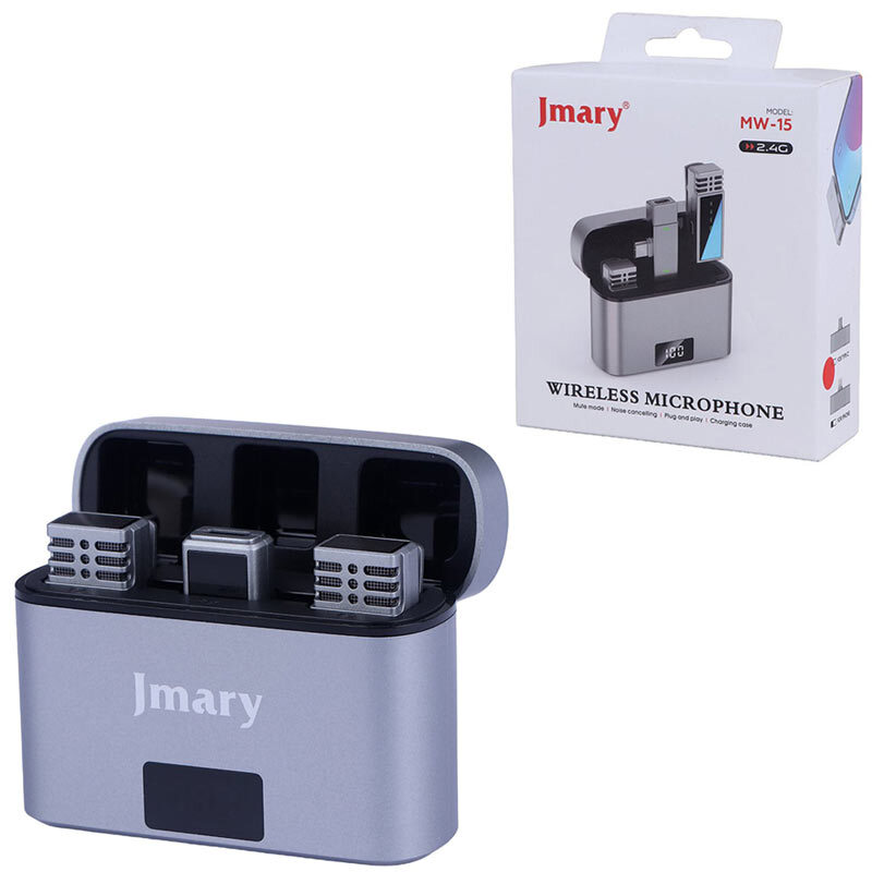میکروفون یقه ای بی سیم Jmary MW-15 Type-C