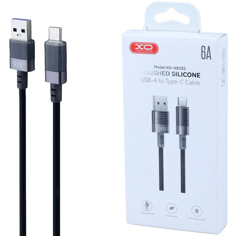 کابل تایپ سی فست شارژ 6 آمپر ایکس او XO-NB282 طول 1 متر