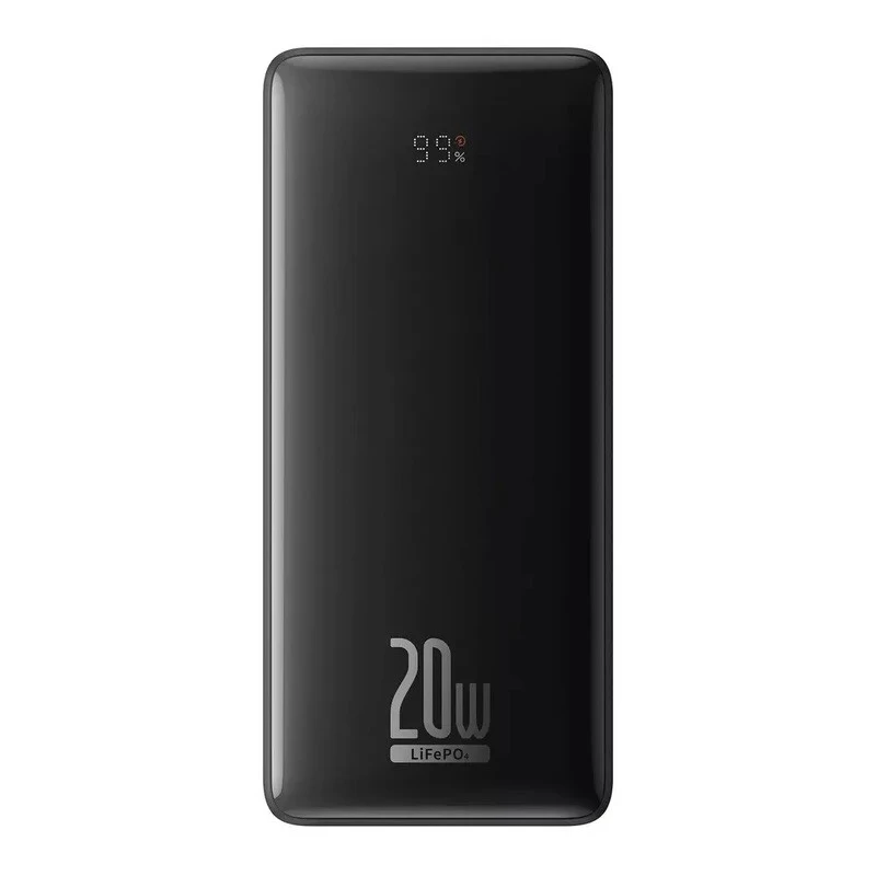پاور بانک فست شارژ باسئوس LifePo4 PPLP184 PD 20W ظرفیت 18400 میلی آمپر ساعت