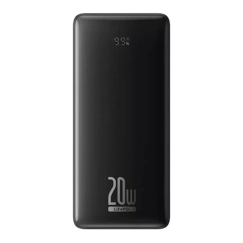 پاور بانک فست شارژ باسئوس LifePo4 PPLP184 PD 20W ظرفیت 18400 میلی آمپر ساعت