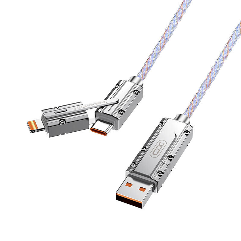 کابل شارژ چندکاره فست شارژ 60 وات ایکس او XO-NB276 طول 1 متر
