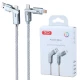 کابل شارژ چندکاره فست شارژ 60 وات ایکس او XO-NB276 طول 1 متر
