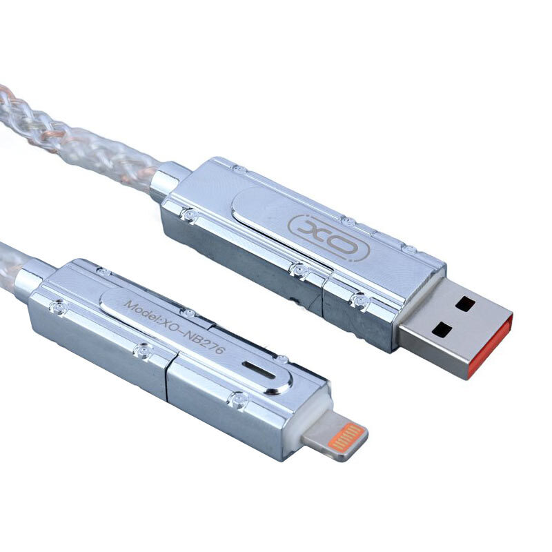 کابل شارژ چندکاره فست شارژ 60 وات ایکس او XO-NB276 طول 1 متر