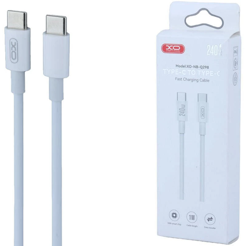 کابل دو سر تایپ سی فست شارژ 240 وات ایکس او XO-Q298 طول 1 متر