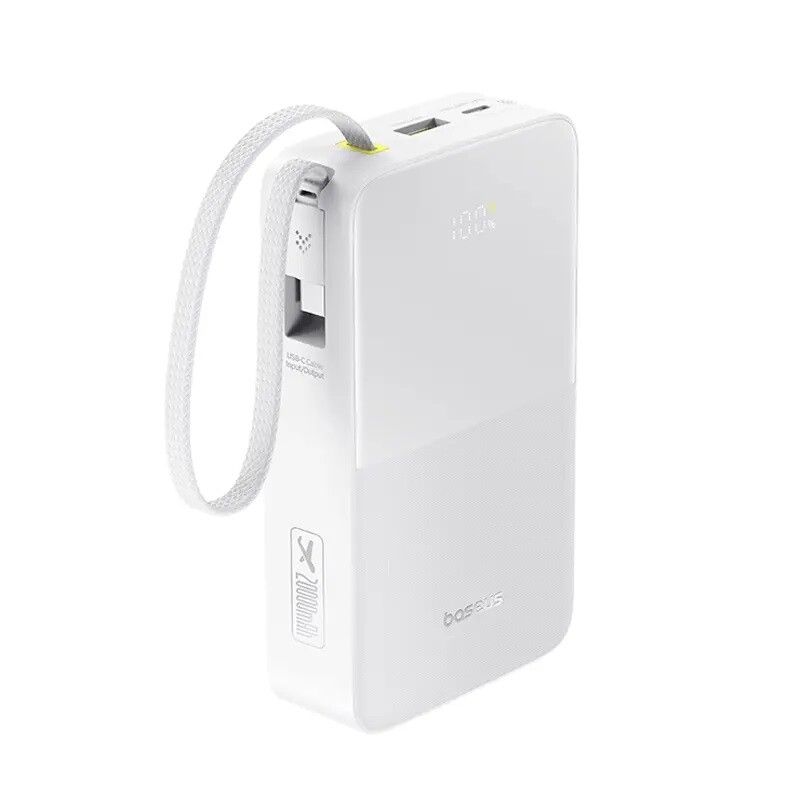 پاور بانک فست شارژ باسئوس EnerFill FC51 Bipow2 Pro E00277 PD QC3.0 20W ظرفیت 20000 میلی آمپر ساعت