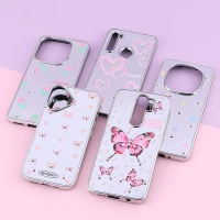 قاب آینه ای مرواریدی دور محافظ متال