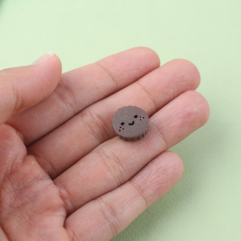 استیکر برجسته فانتزی موبایل طرح خوراکی بسته 10 عددی