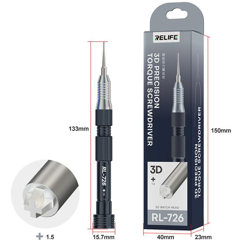 پیچ گوشتی چهارسو Relife RL-726 1.5mm