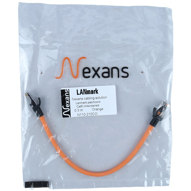 کابل شبکه Cat6 نگزنس N110-210CO طول 30 سانتی متر