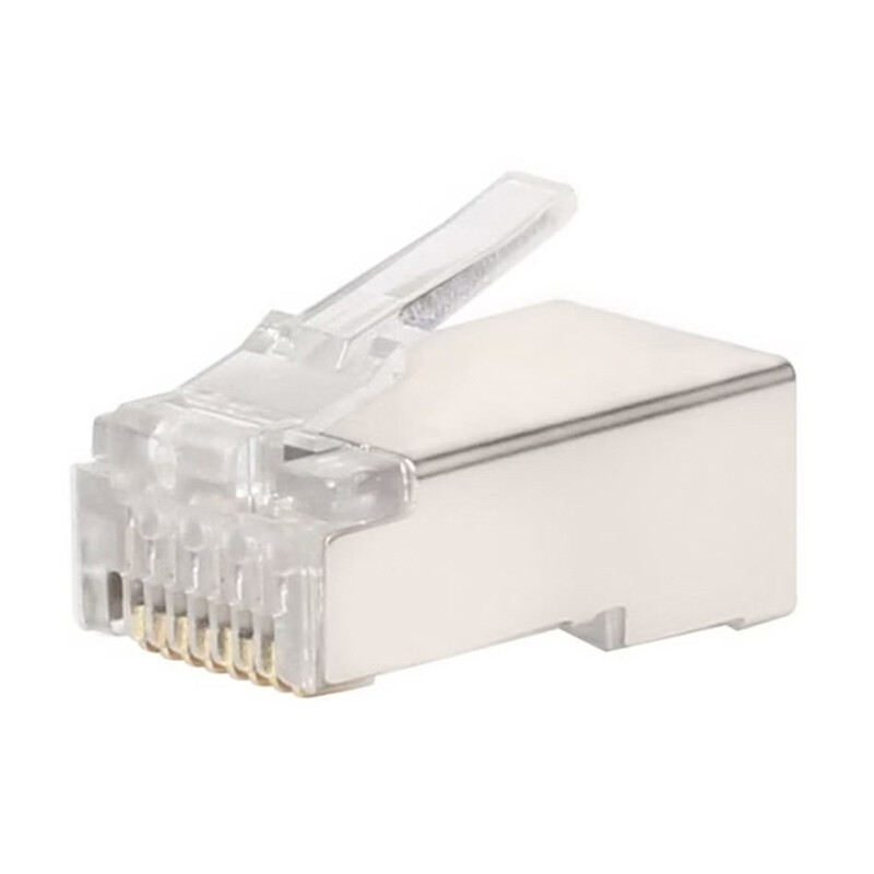 سوکت شبکه Knet K-N105 RJ45 Cat6 SFTP بسته 100 عددی