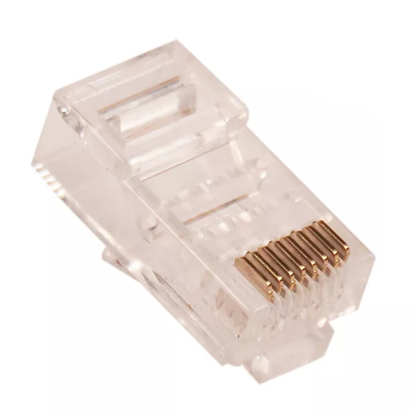سوکت شبکه Knet K-N105 RJ45 Cat6 SFTP بسته 100 عددی