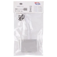 تبدیل Type-C به VGA/USB3.0/Type-C ایکس فورتک X4Tech