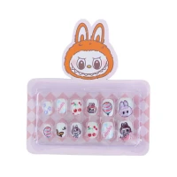 ناخن مصنوعی کودک طرح لبوبو 2532 بسته 12 عددی کد 3