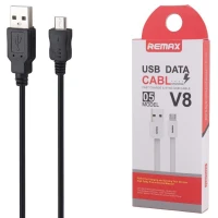 کابل میکرو یو اس بی فست شارژ ریمکس V8-05 طول 0.9 متر