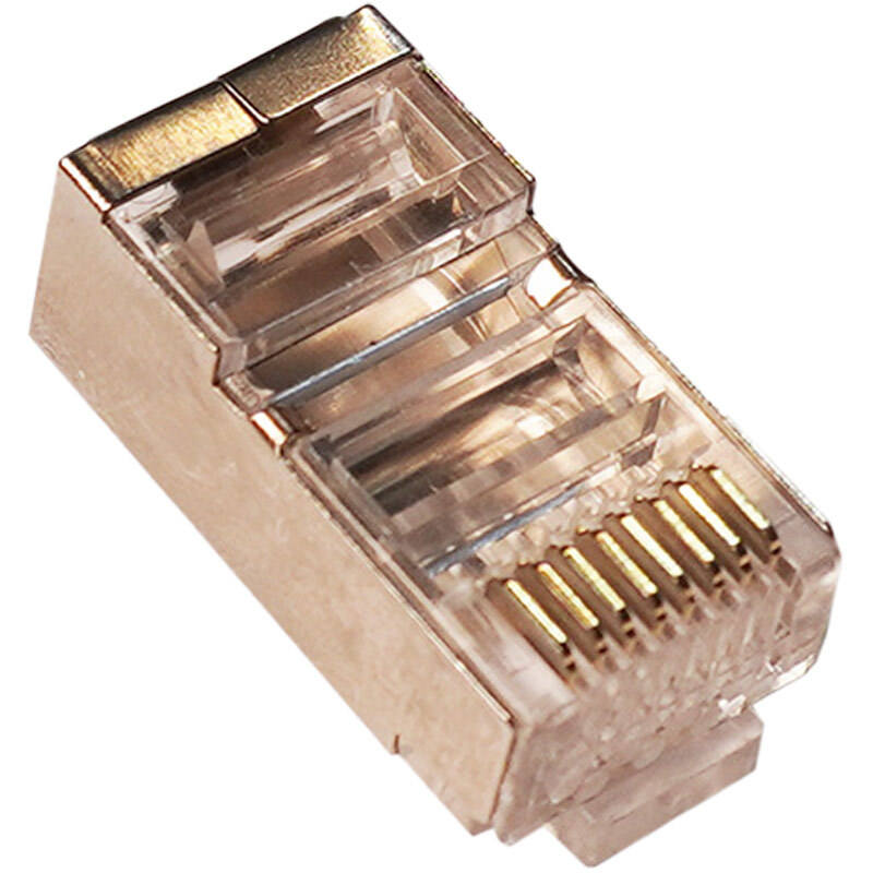 سوکت شبکه Knet K-N106 RJ45 Cat6 SFTP بسته 100 عددی