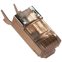 سوکت شبکه Knet K-N107 RJ45 Cat6A SFTP بسته 50 عددی