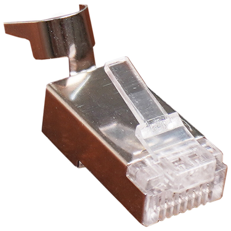 سوکت شبکه Knet K-N107 RJ45 Cat6A SFTP بسته 50 عددی