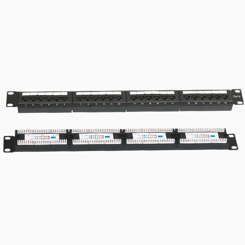 پچ پنل 24 پورت CAT6 UTP کی نت K-N1062 تست فلوک