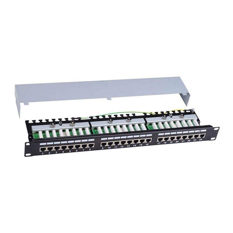 پچ پنل 24 پورت CAT6 SFTP کی نت K-N1121 تست فلوک