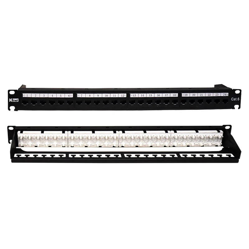 پچ پنل 24 پورت CAT6 UTP کی نت K-N1063 تست فلوک