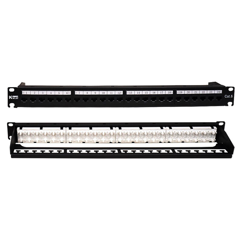 پچ پنل 24 پورت CAT6 UTP کی نت K-N1063 تست فلوک
