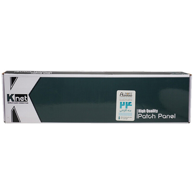 پچ پنل 24 پورت CAT6 UTP کی نت K-N1063 تست فلوک